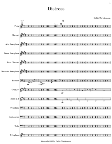 Distress (conductor's score)