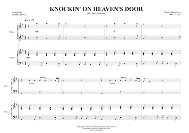 Knockin' On Heaven's Door (arr. Art.o Artaud)