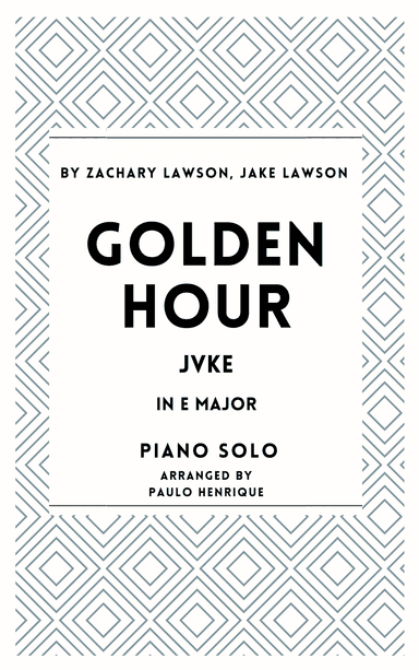 Golden Hour (arr. Paulo Henrique)