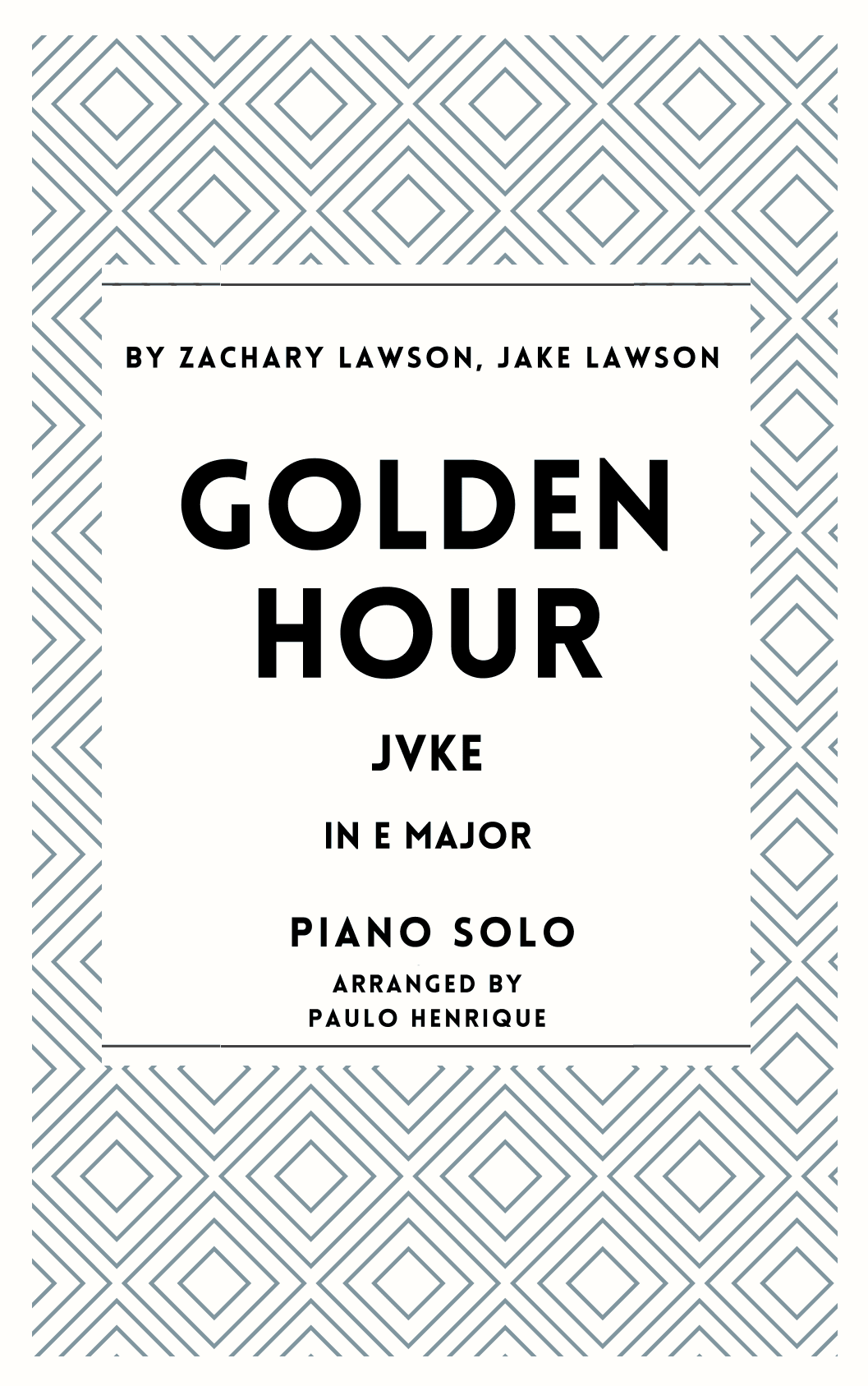 Golden Hour (arr. Paulo Henrique)