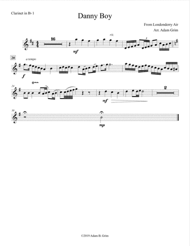 Danny Boy (arr. Adam Grim)