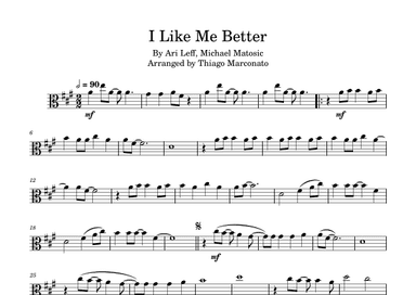 I Like Me Better (arr. Thiago Marconato)