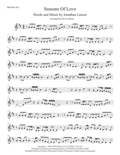 Seasons Of Love (arr. Kevin Busse)