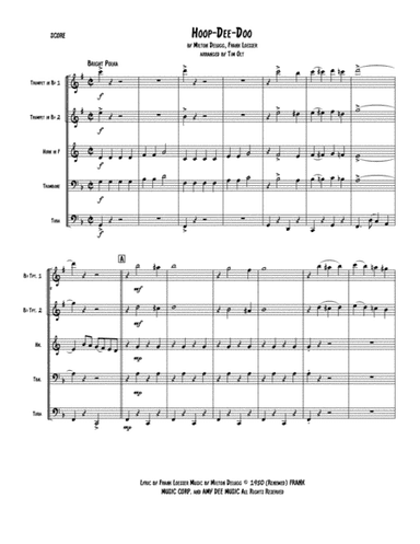 Hoop-dee-doo (arr. Tim Olt)
