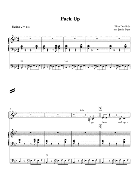 Pack Up (arr. Jamie Dyer)