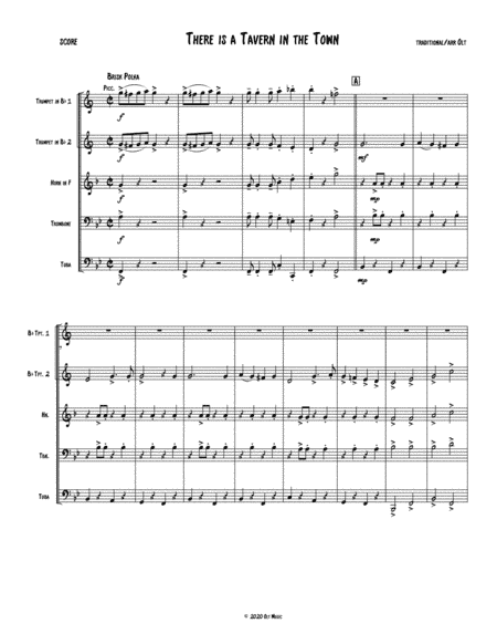 There is a Tavern in the Town (arr. Tim Olt)