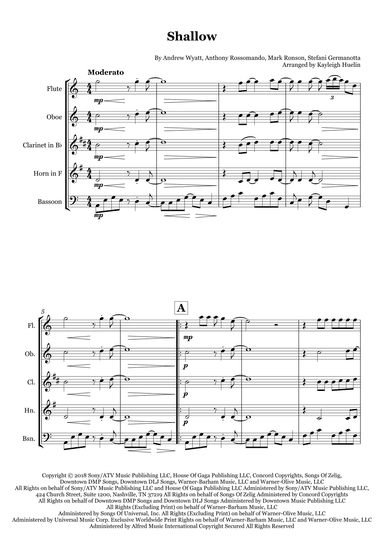 Shallow (arr. Kayleigh Huelin)