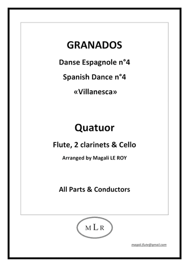 Spanish Dance n°4 Villanesca (arr. Magali Le Roy)