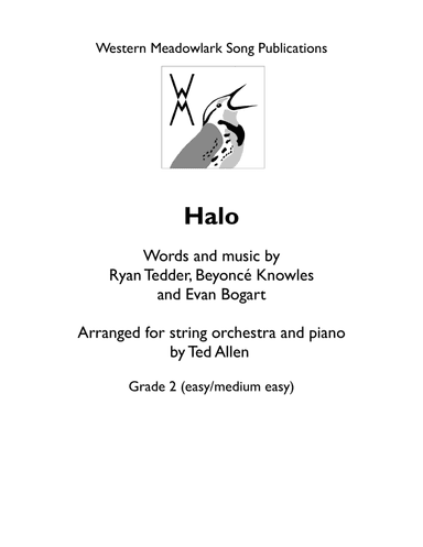 Halo (arr. Ted Allen)