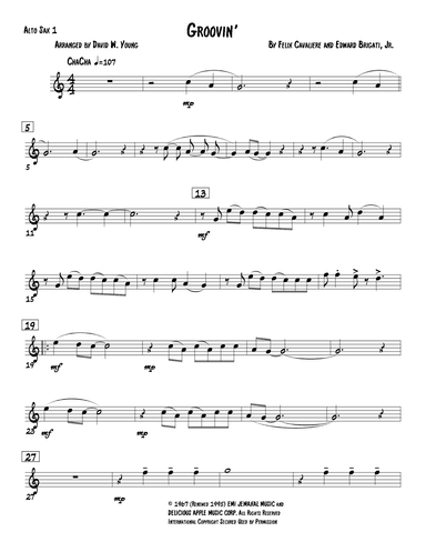 Groovin' (arr. David W. Young)