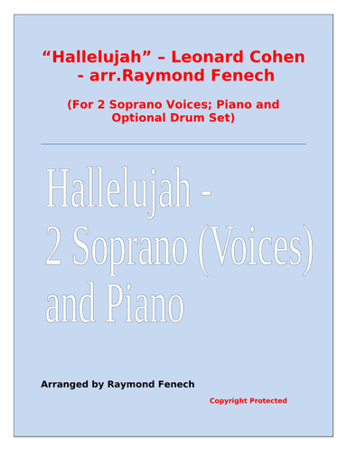 Hallelujah (arr. Raymond Fenech)