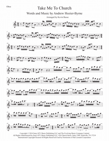 Take Me To Church (arr. Kevin Busse)