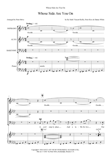 Whose Side Are You On (arr. Peter Stöve)