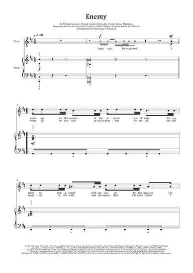 Enemy (arr. Henrique F Mangoni)