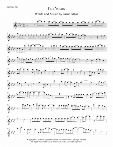 I'm Yours (arr. Kevin Busse)