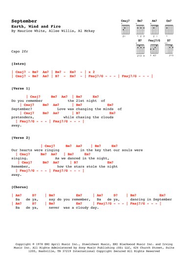 September (arr. Alex Davis)