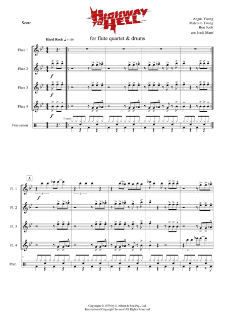 Highway To Hell (arr. JORDI MARTI)