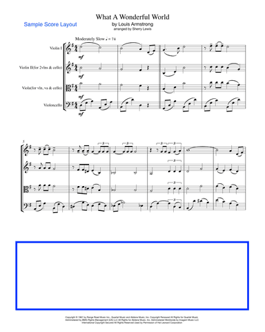 What A Wonderful World (arr. Sherry Lewis)