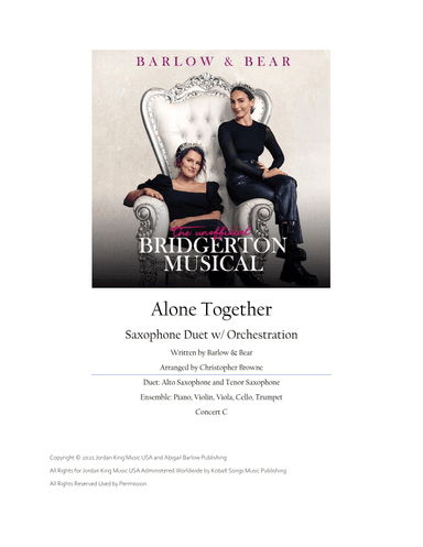 Alone Together (arr. Christopher Browne)