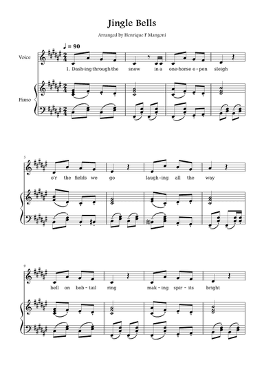 Jingle Bells (arr. Henrique F Mangoni)