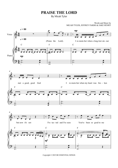 Praise The Lord (arr. SCMusic)