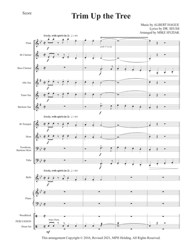 Trim Up The Tree (arr. Mike Hyziak)