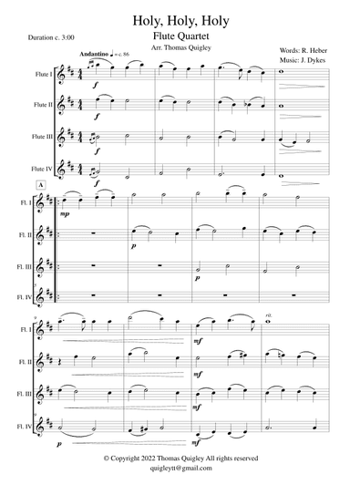 Holy, Holy, Holy (arr. Thomas Quigley)