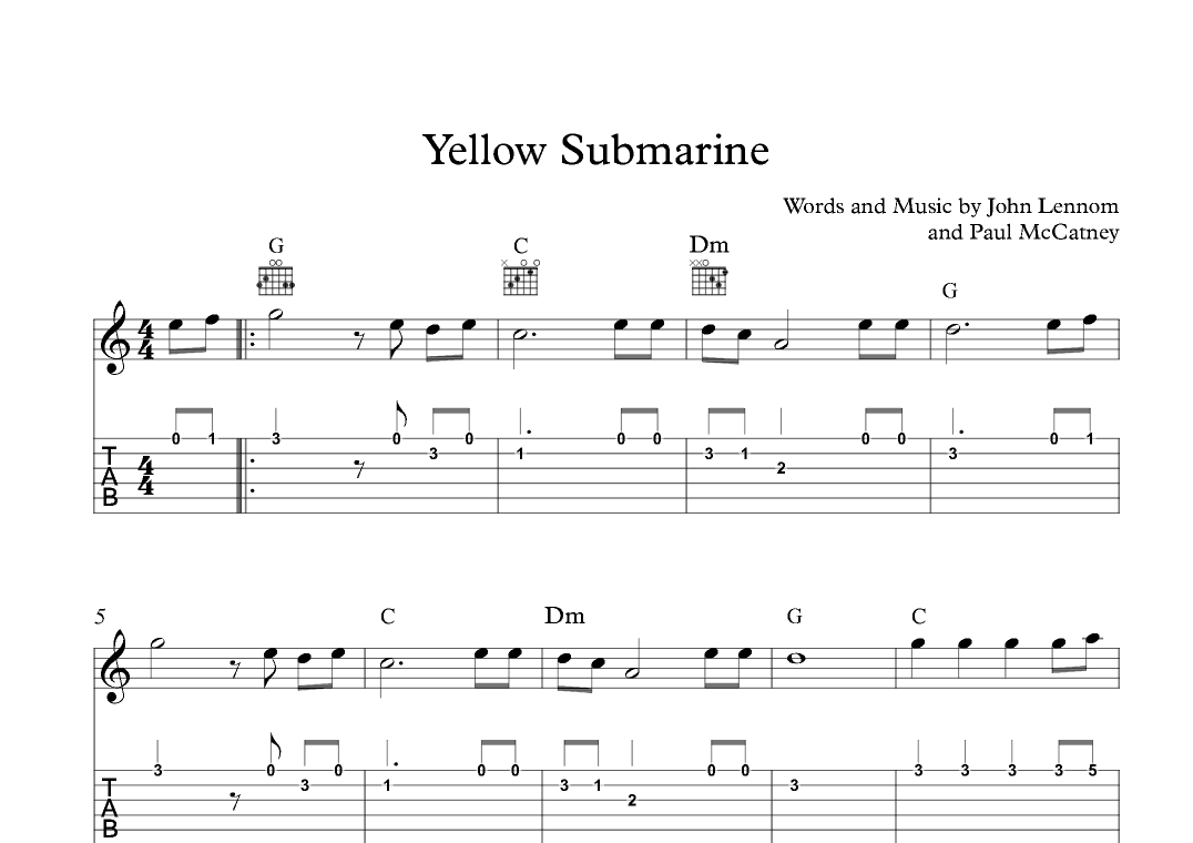 Yellow Submarine (arr. Igor Ferreira)