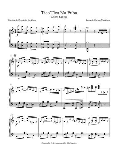 Tico Tico No Fuba (arr. Islo Nantes)