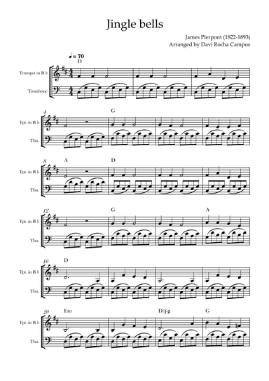 Jingle bells (arr. Davi Rocha Campos)