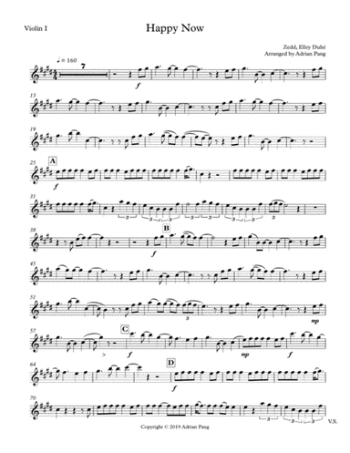 Happy Now (arr. Adrian Pang)