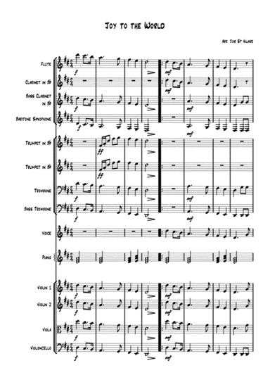 Joy To The World (arr. Jos St Hilaire)