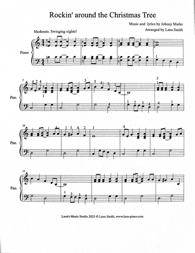 Rockin' Around The Christmas Tree (arr. Lana Smith)