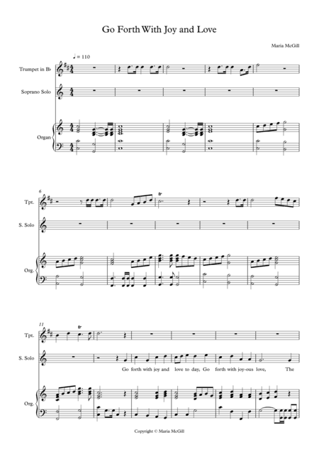 Go Forth in Joy and Love