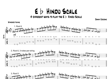 Eb Hindu Scale (4 Ways to Play)