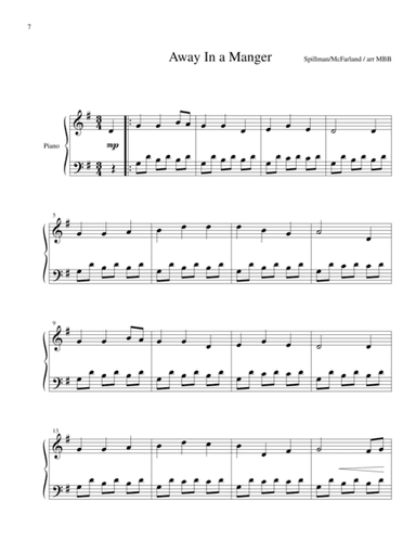 Away in a Manger, A Minimalist Carol arrangement (arr. Michael Bomier)