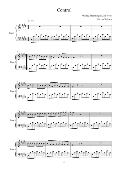 Control (arr. Harvus Sylvain)