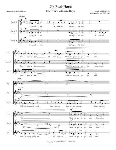 Go Back Home (arr. Richard Link)
