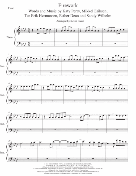 Firework (arr. Kevin Busse)