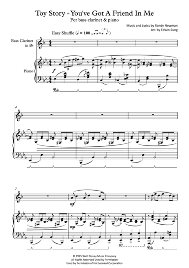 You've Got A Friend In Me (arr. Edwin Sung)
