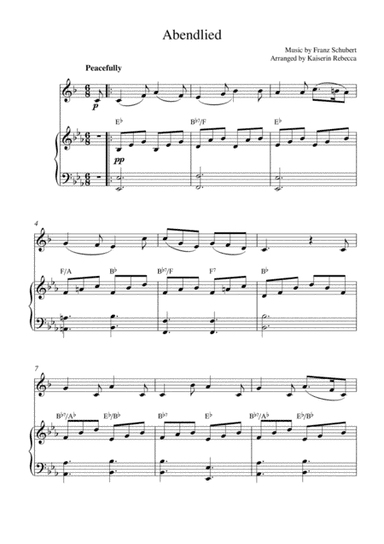 Abendlied (arr. Kaiserin Rebecca)
