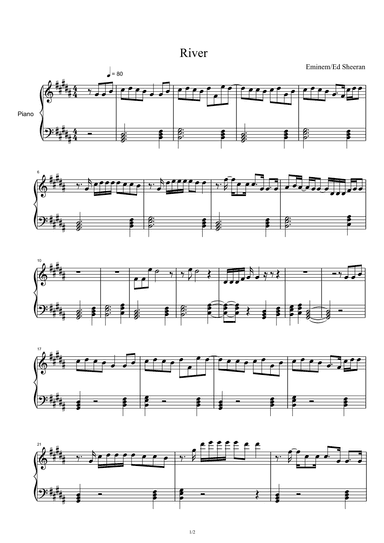 River (arr. Eminem Featuring Ed Sheeran)