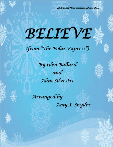 Believe (arr. Amy J. Snyder)