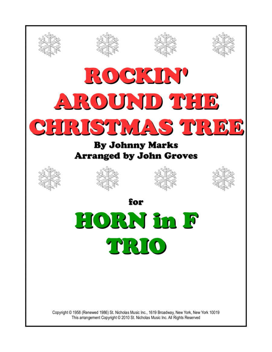 Rockin' Around The Christmas Tree (arr. John Groves)