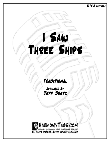 I Saw Three Ships (arr. Jeff Bratz)