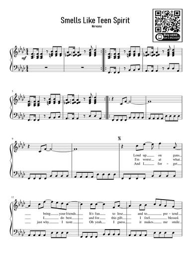 Smells Like Teen Spirit (arr. eduardo)