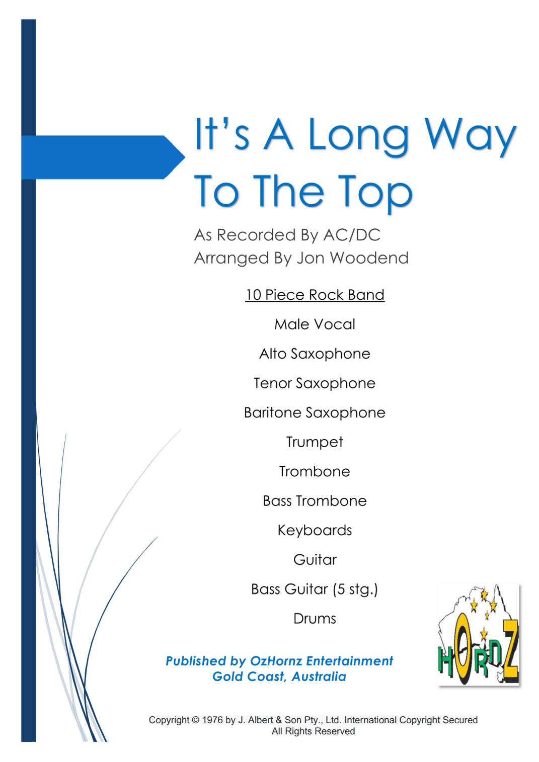 It's A Long Way To The Top (if You Wanna Rock 'n' Roll) (arr. Jon Woodend)