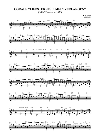 Jesu, Joy Of Man's Desiring (arr. Luca Aletta)