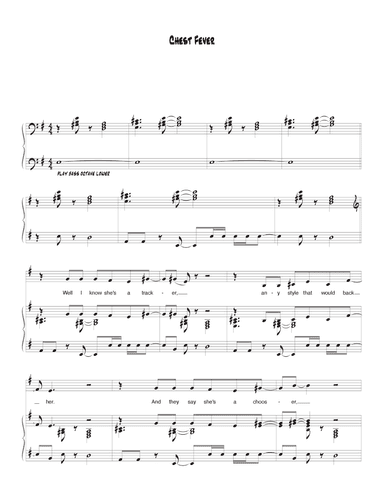Chest Fever (arr. Biegler)