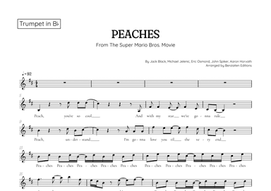 Peaches (arr. Benzaiten Editions)